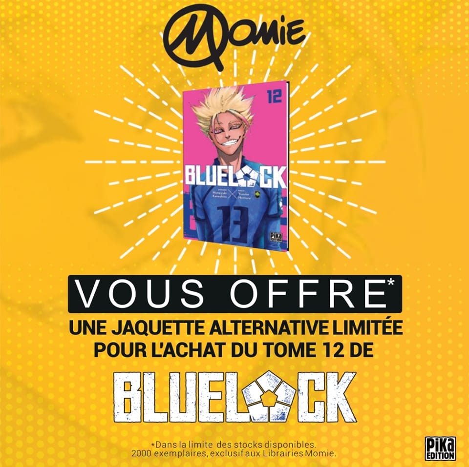 Blue Lock 12 Variant Limitata a 2000 copie (Edizione Francese) - Manga Dreams