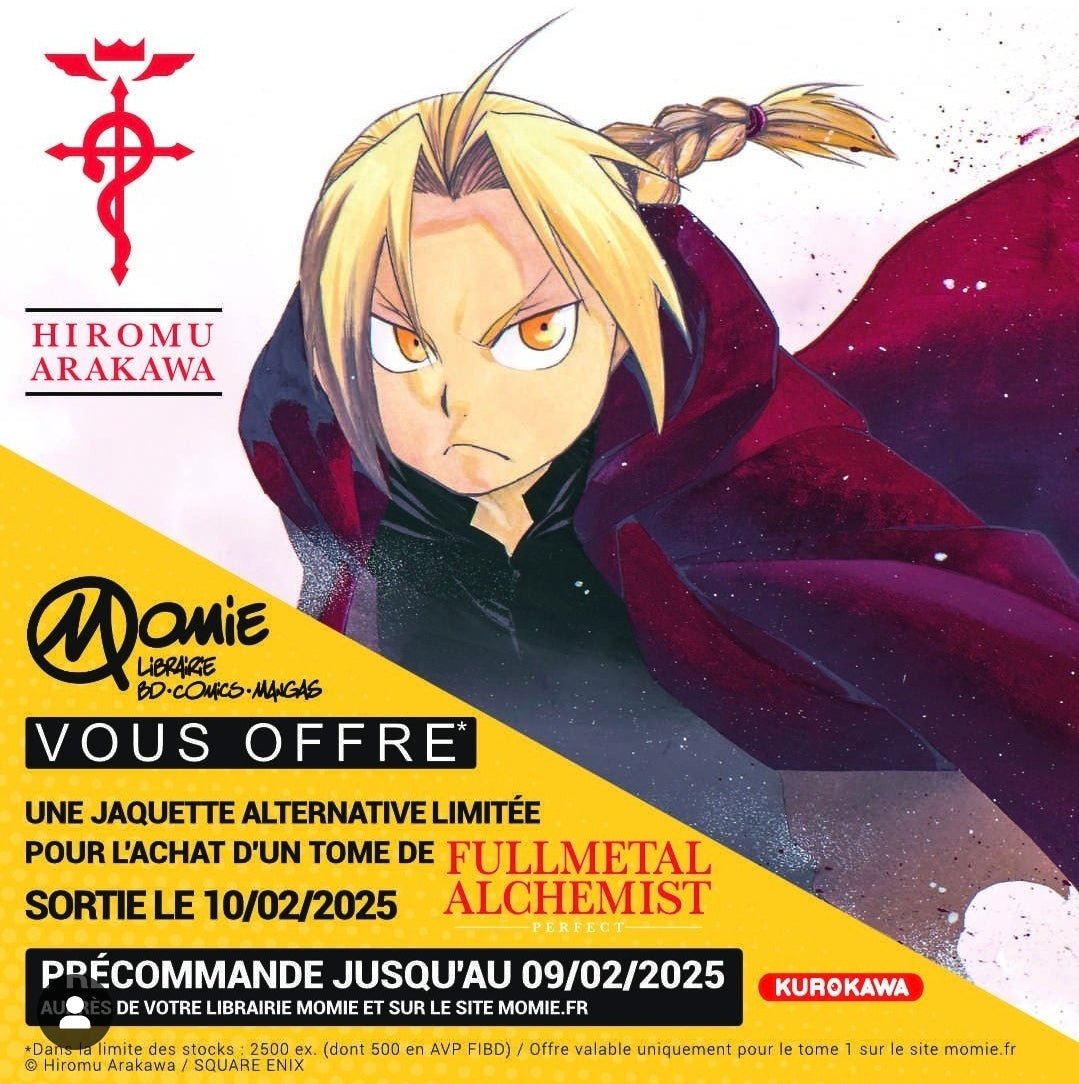 Fullmetal Alchemist Perfect Edition Variant Esclusiva Momie Limitata a 2500 copie - Manga Dreams