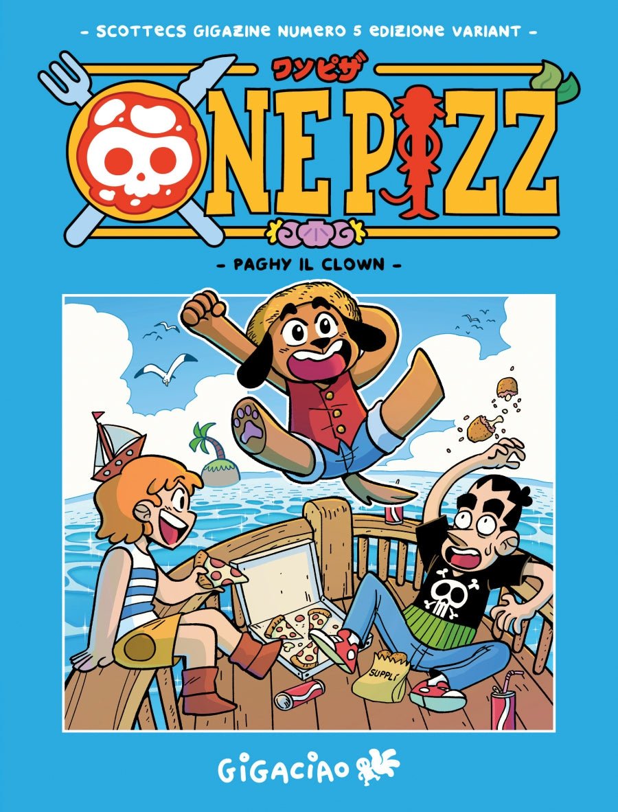 SCOTTECS GIGAZINE 5 - VARIANT ONE PIZZ di Sio - Manga Dreams