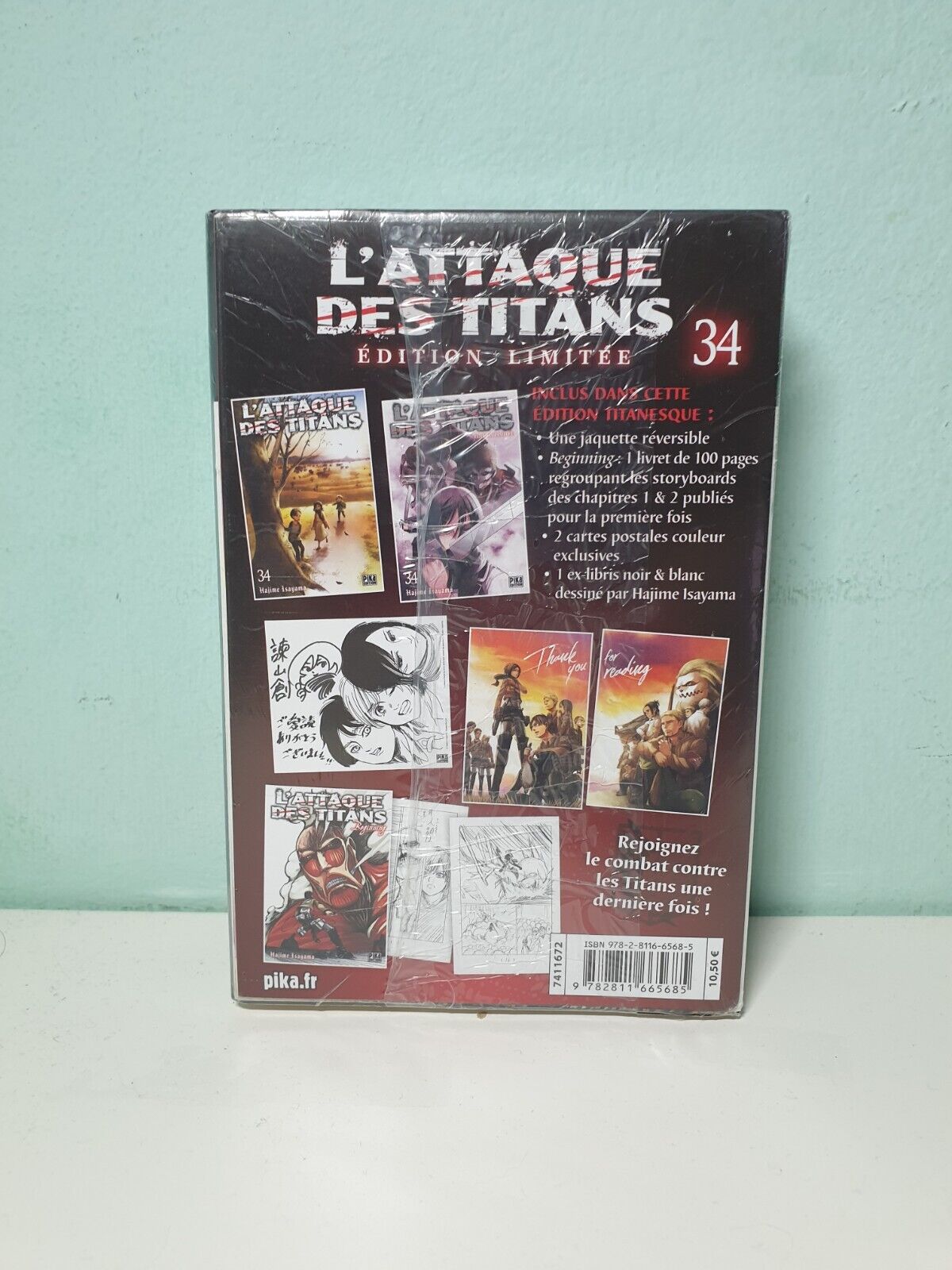L'attacco Dei Giganti 34/L'attaque Des Titans Collector Edition - Manga Dreams