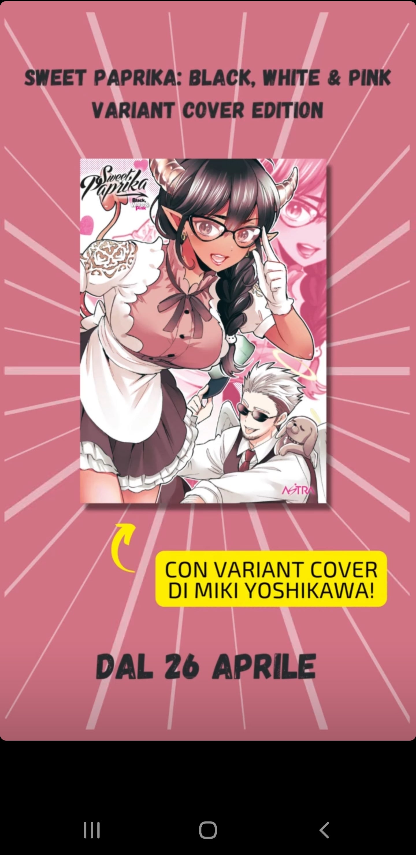 Sweet paprika: black, white & pink. Edizione variant - Manga Dreams