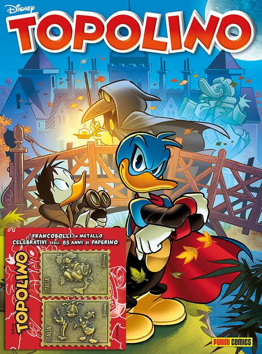 Topolino 3383 allegato due Francobolli