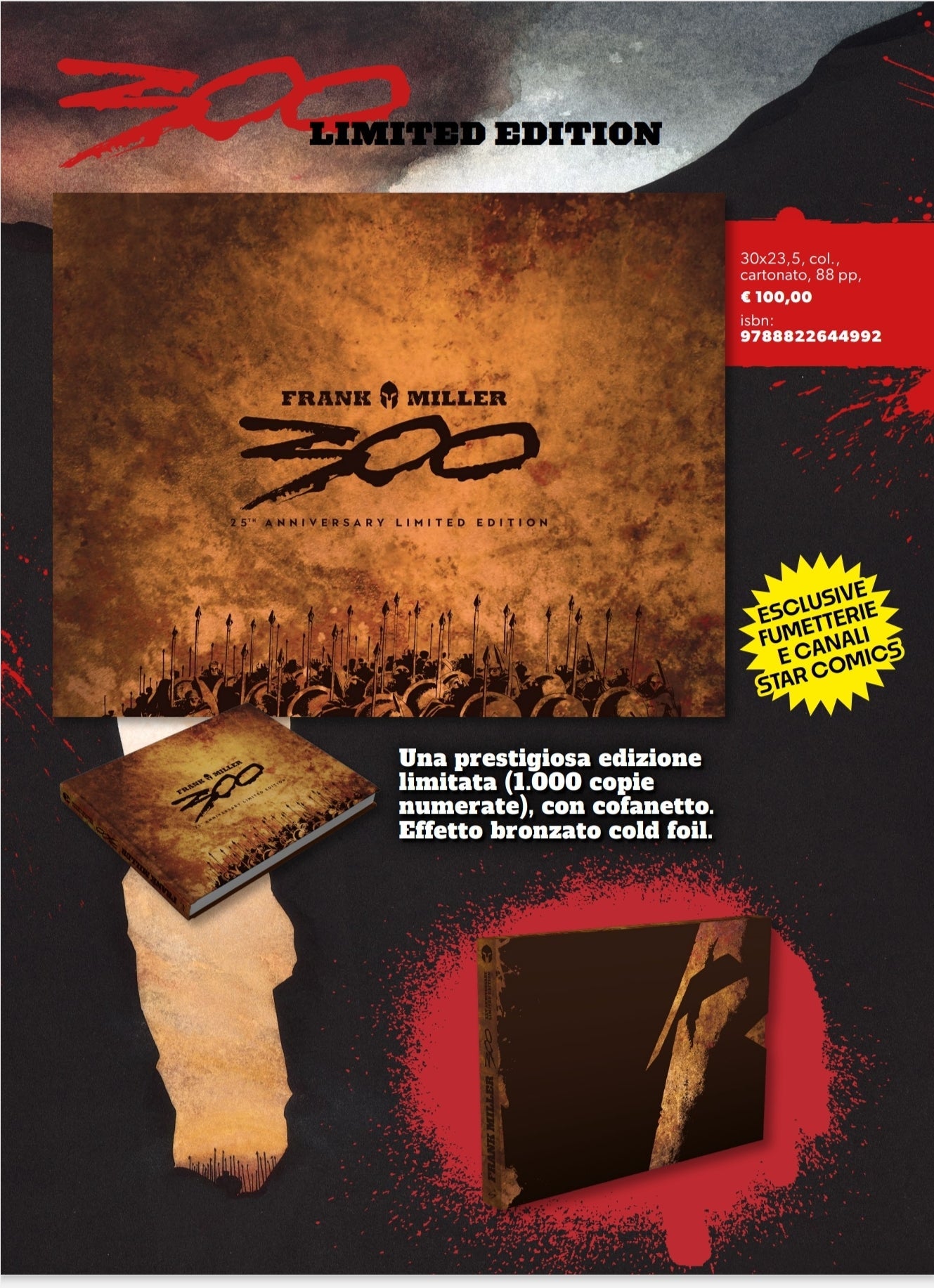 300 DI FRANK MILLER LIMITED EDITION 1000 copie - Manga Dreams