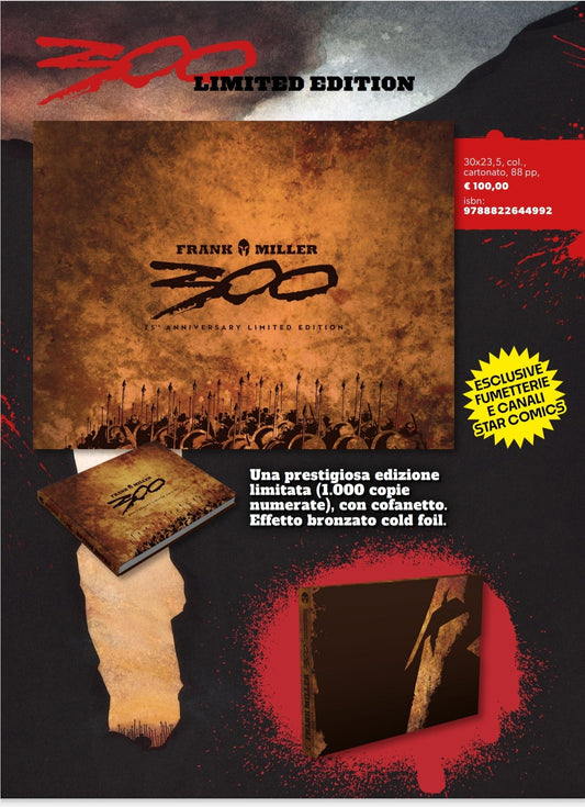 300 DI FRANK MILLER LIMITED EDITION 1000 copie - Manga Dreams