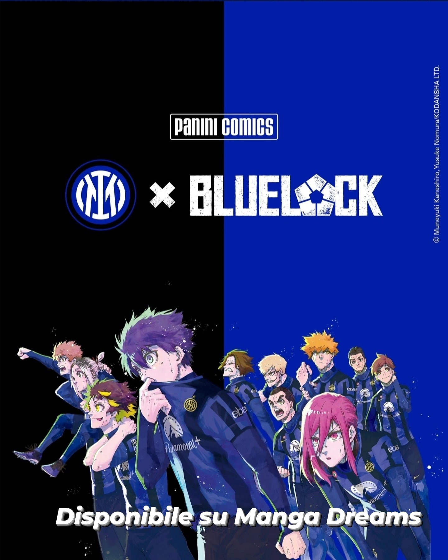 Lotto Blue Lock Variant Anime, Inter e Rivista con carte