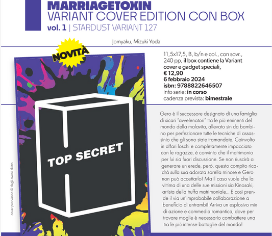 Marriagetoxin - Variant Cover Edition Con Box 1- Stardust Variant 127 – Edizioni Star Comics Preorder– Italiano