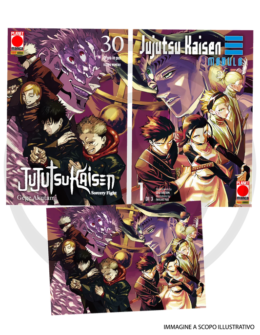 Jujutsu Kaisen 30 Variant + Jujutsu Kaisen Modulo 1 Variant (Bundle) - Manga Dreams