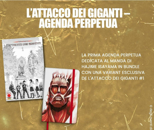 Attacco dei Giganti Variant Bundle con Agenda - Manga Dreams