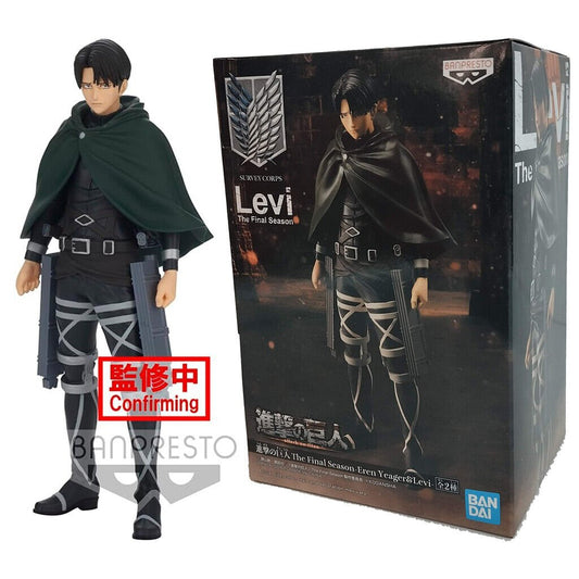 ATTACK ON TITAN THE FINAL SEASON - LEVI - STATUA 16CM - ATTACCO DEI GIGANTI - Manga Dreams