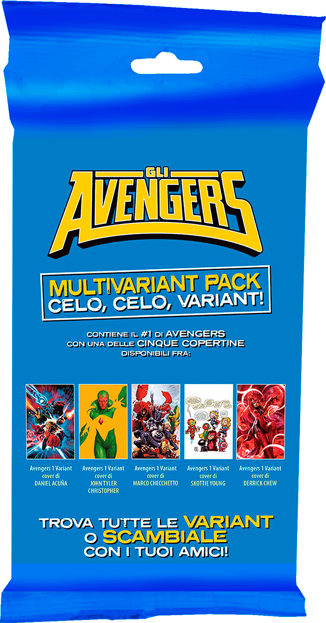 AVENGERS 1 MULTIVARIANT PACK - Manga Dreams