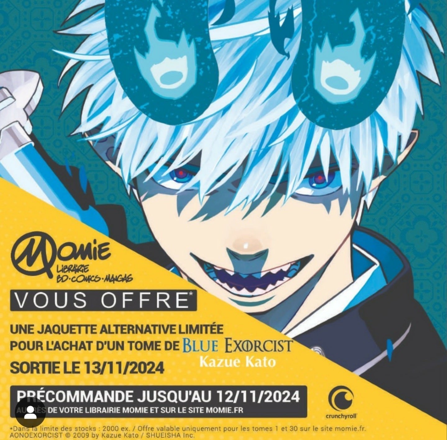 Blue Exorcist Variant Esclusiva Momie Limitata a 2000 copie - Manga Dreams