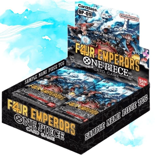 BOX ONE PIECE CARD GAME OP - 09 - The Four Emperors – One Piece Card Game Box (24 Bustine) ENG PREORDER - Manga Dreams