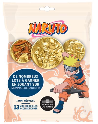 Bustina Naruto Collezione Monete Zecca dello Stato di Parigi - Manga Dreams