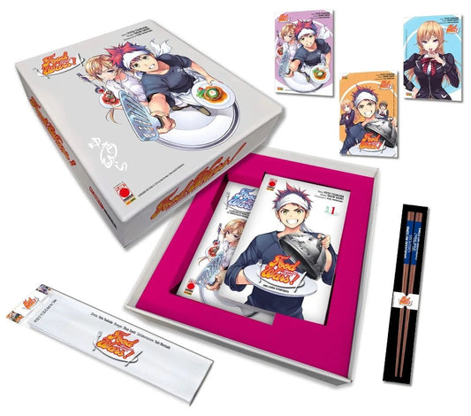 Food Wars Cofanetto Deluxe - Food Wars 1 Variant + Food Wars 2 Variant + Gadget - Manga Dreams