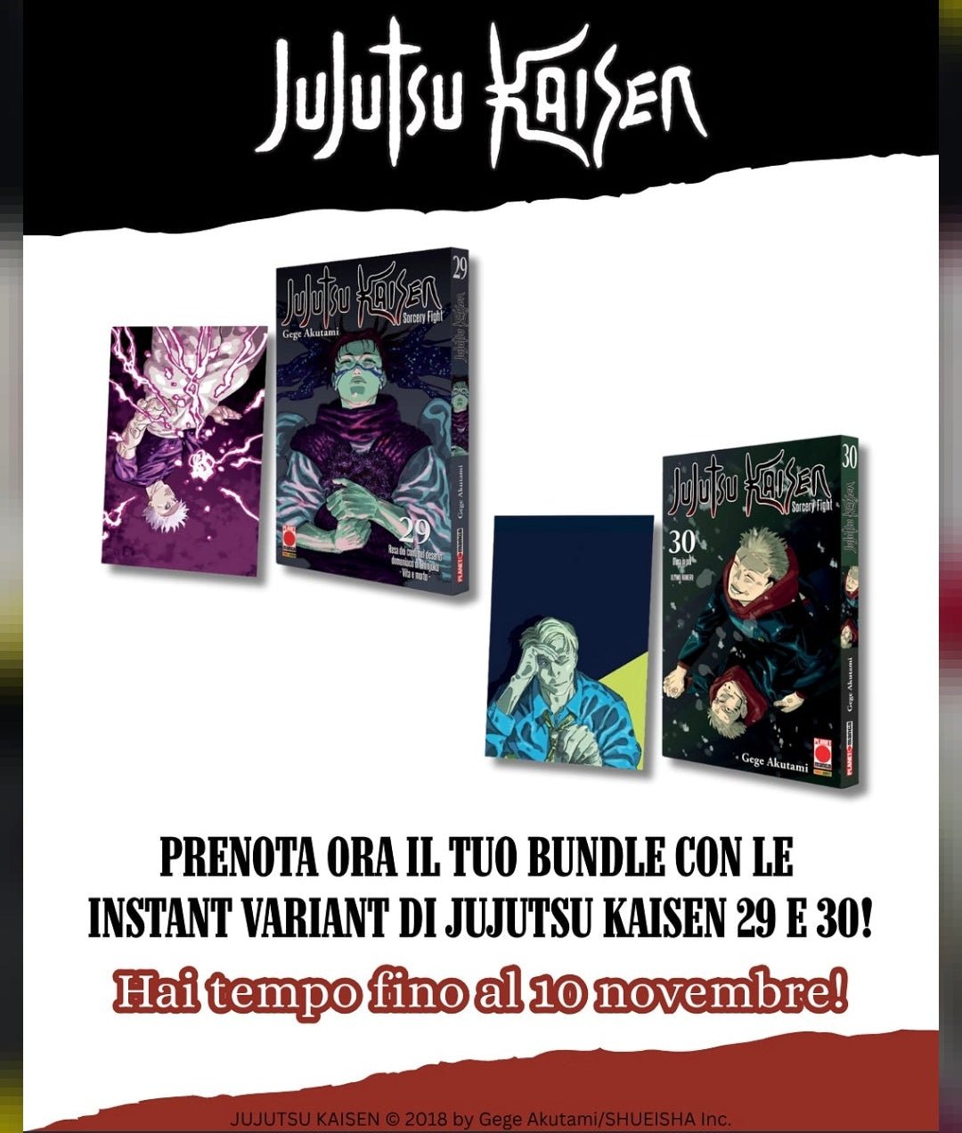 Jujutsu Kaisen Bundle Instant Variant 29 e 30 - Manga Dreams