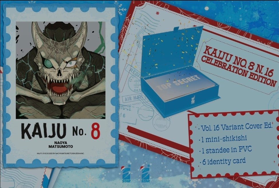KAIJU NO.8 VOL.16 - CELEBRATION VARIANT Star Comics Preorder - Manga Dreams
