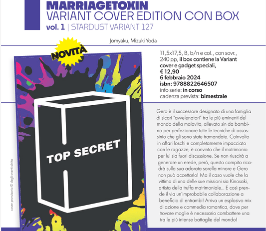 Marriagetoxin - Variant Cover Edition Con Box 1 - Stardust Variant 127 – Edizioni Star Comics Preorder– Italiano - Manga Dreams