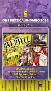 One Piece Calendario 2026 Lucca Comics - Manga Dreams