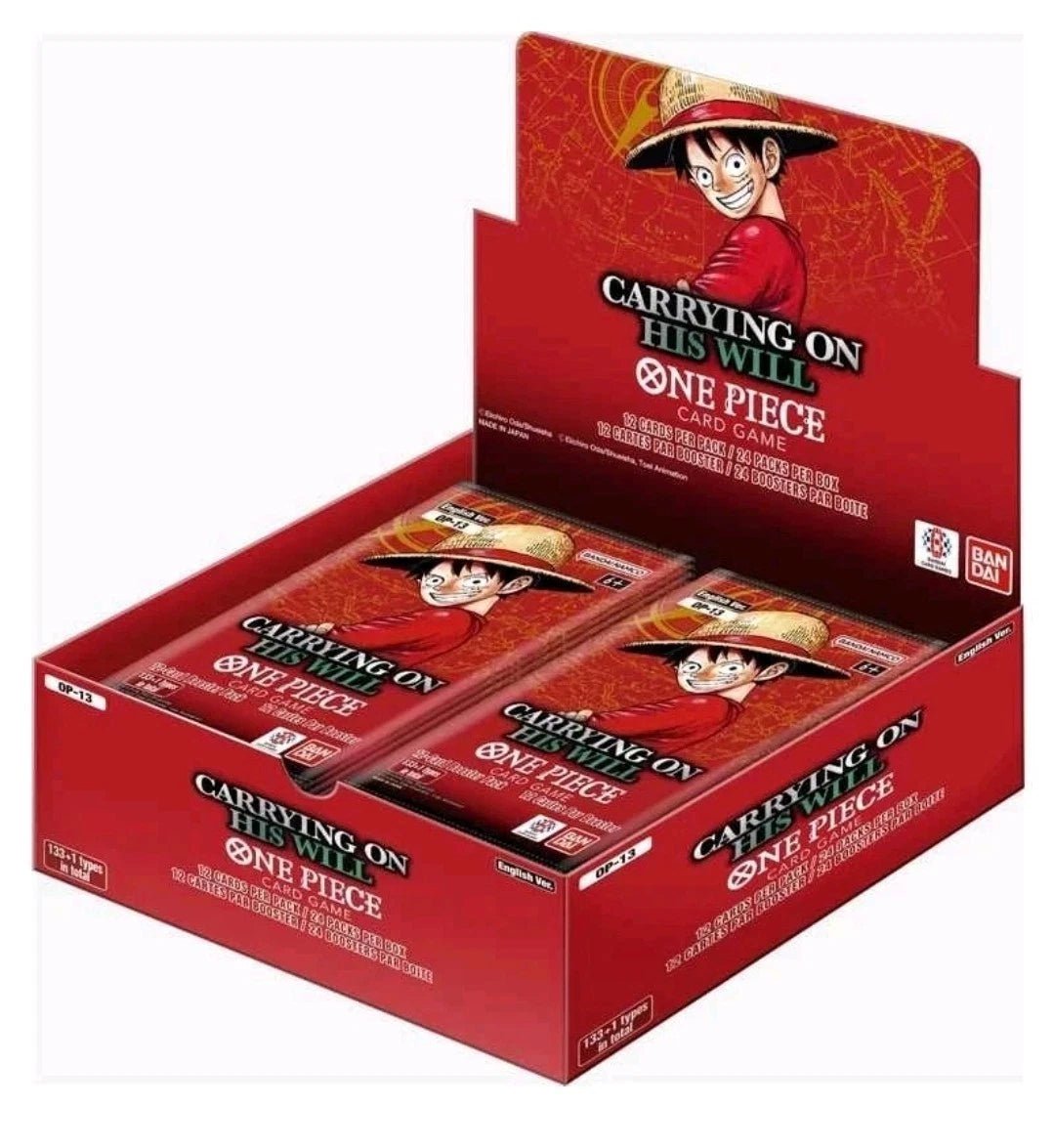 One Piece Card Game OP - 13 Carrying on His Will TCG Box ENG OP13 Sealed - Sigillato - Manga Dreams