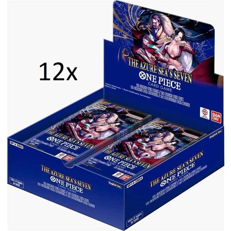 One Piece Card Game OP14 The Azure Sea's Seven Booster Box Case ENG - Manga Dreams