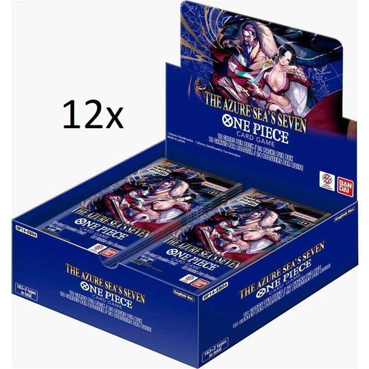 One Piece Card Game OP14 The Azure Sea's Seven Booster Box Case ENG - Manga Dreams
