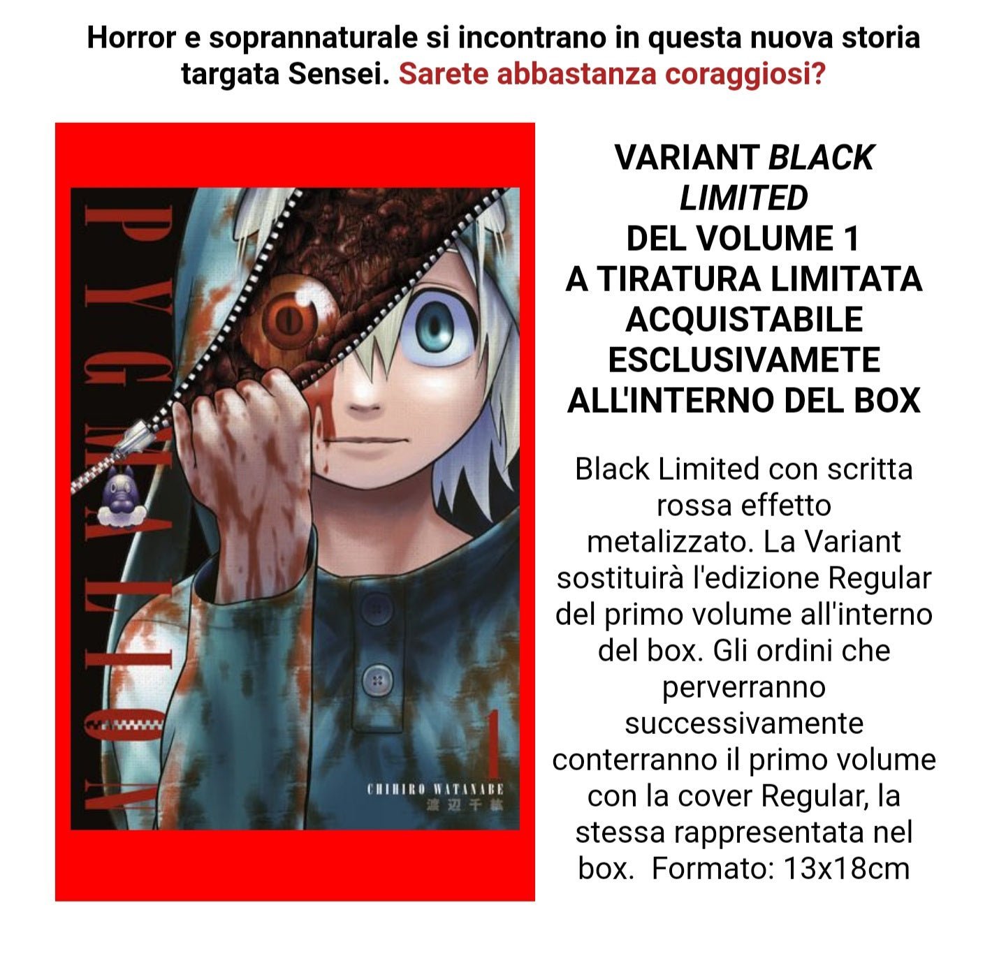 Pygmalion Variant Black esclusiva Box - Manga Dreams