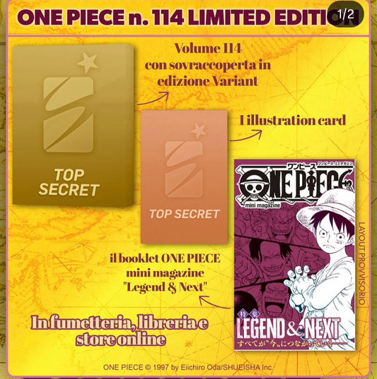One Piece 114 Limited Variant Edition Star Comics - Manga Dreams