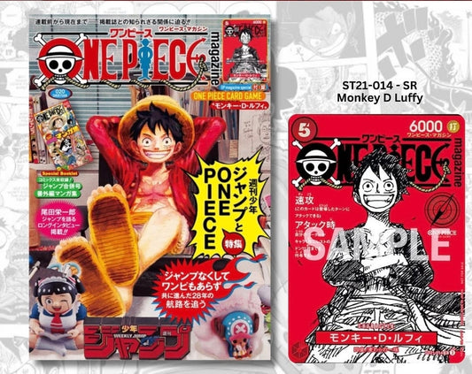 One Piece Magazine Ottobre con carta promo Luffy