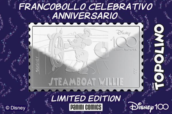 TOPOLINO 3542 + FRANCOBOLLO METALLO - Manga Dreams