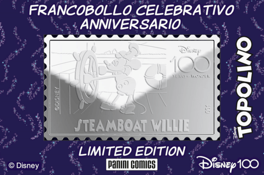 TOPOLINO 3542 + FRANCOBOLLO METALLO - Manga Dreams