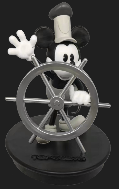 TOPOLINO 3543 + STATUA STEAMBOAT LIMITED EDITION