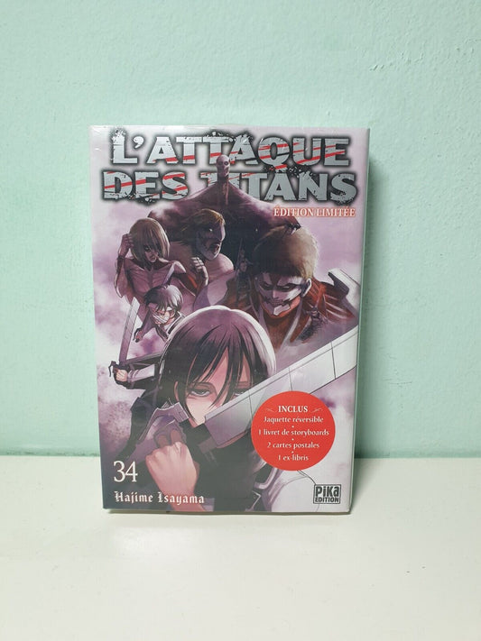 L'attacco Dei Giganti 34/L'attaque Des Titans Collector Edition - Manga Dreams