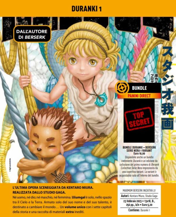 Duranki – Berserk Collection Serie Nera 1 Variant Bundle - Manga Dreams